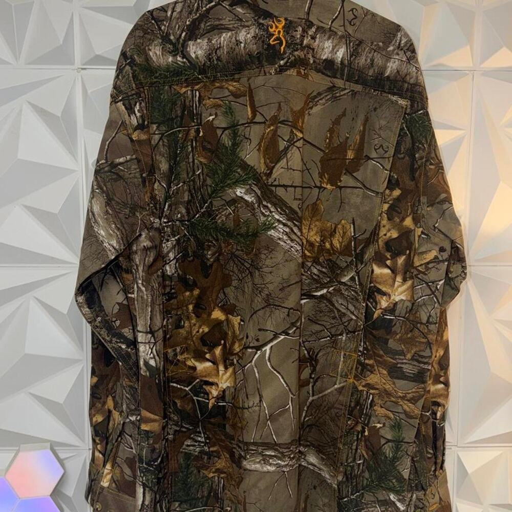 Camo browning button up shirt
